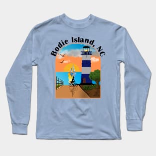 Bodie Island Lighthouse, North Carolina Long Sleeve T-Shirt